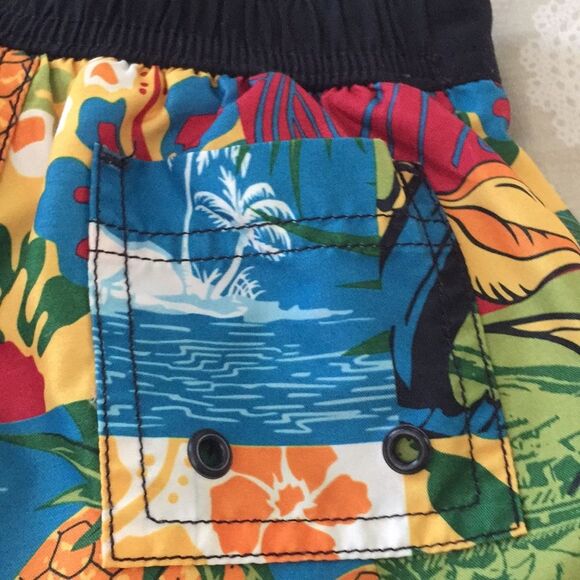 Gymboree Swim Trunks Board Shorts  6-12 Months Tropical - Picture 3 of 6